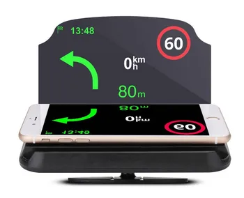 HUD Head Up Display Automobilių HUD Navigacijos Mobiliojo Telefono Projektorius GPS Navigacijos Projektorius Telefono Turėtojas 