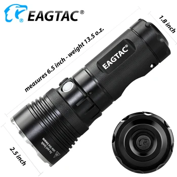 EAGTAC MX30L3 Kit LED Žibintuvėlis Dual Switch 3300 Šviesos w/3*18650 3400MAH Baterija Multi Mode Gynybos Paieška
