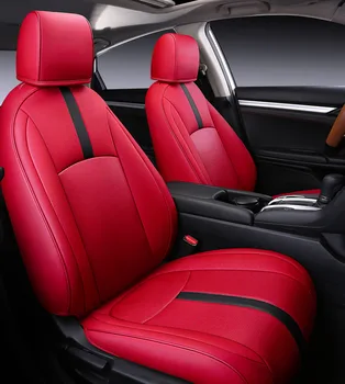 Individualizuotos automobilių Sėdynių užvalkalai oda auto Honda Civic 2018 Automobilių Sėdynių užvalkalai Automobilių Aksesuarai, auto priedai apima stilius