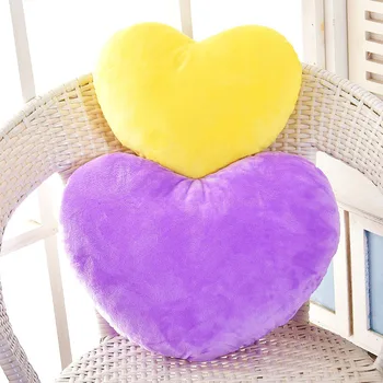 Pliušas pagalvės mielas saldainiai spalvos širdies formos vestuvių pagalvę mėgėjams dovana apdailos vertus pagalvėlė