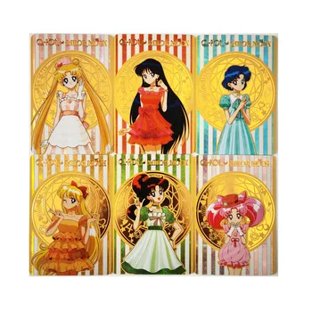 10vnt/set Q-pot Sailor Moon Įdegio Seksuali Mergina, Žaislai, Pomėgiai Hobis Kolekcionuojamų Žaidimas Kolekcija Anime Korteles