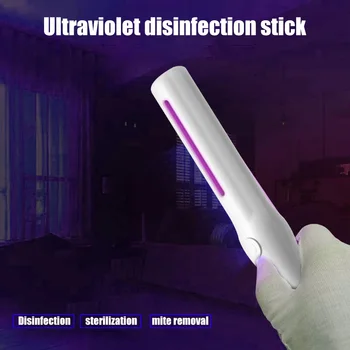 Kišeninis Ultravioletinių UV Sterilizer uv-C Baktericidinė Lempa Lazdelė Nužudyti Erkės Dezinfekavimo Light Stick Virtuvės, Miegamojo Namuose