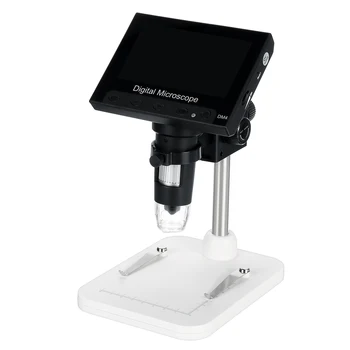 Reguliuojamas 1000X 2MP, 720P 8 LED Skaitmeninis Mikroskopas su 4.3 colių USB Elektroninis Didintuvas Endoskopą Dėl PCB Plokštę Telefonu Remontas