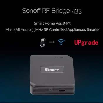 Protingo Namo Automatizavimo Sonoff RF Tiltas WiFi 433 MHz Universalus Jungiklis Protingas Domotica Wi-Fi Remote RF Valdytojas