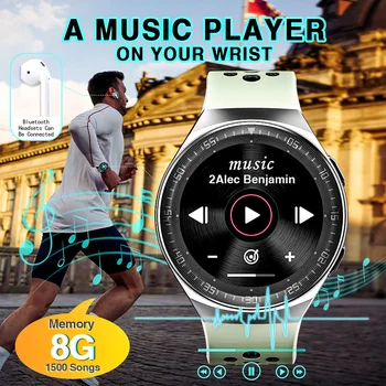8G ROM Real Music player, smart Watch 