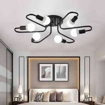Lubų šviestuvai, Modernios Kelis LED E27 Lempa Bazė Juoda/Balta/Aukso Gyvenamasis Kambarys / Miegamasis Patalpų Apšvietimas Retro