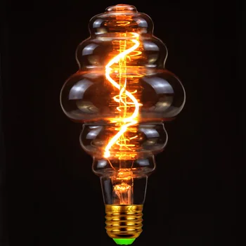 Led Lemputės Derliaus Lemputė 4W šviesos srautą galima reguliuoti 220V Led Gijų Avilys Lemputė Edison Specialybės Dekoratyvinis Ligth Lemputė Super Šilta Geltona