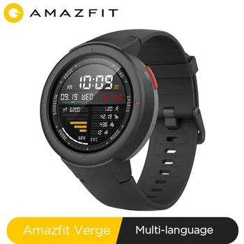 Originalus Pasaulio Amazfit Slenksčio Sporto Smartwatch GPS GLONASS Vidinė atmintis Atsiliepimas Smart Pranešimą Stumti Širdies ritmo Monitorius