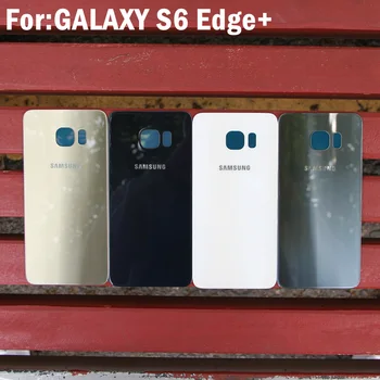 Originalus Samsung Atgal Baterijos dangtelis Galinis Stiklas Case For Samsung Galaxy S6 G9200 G920f S6 Krašto G9250 G925F S6 Krašto Plius Edge+