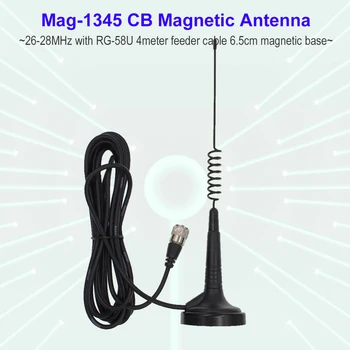 CB Radijo Antena Mag-1345 27MHz Mobiliųjų du būdu radijo ANYTONE NE-6666 NE-5555N ANYSECU CB-40M CB-27 Pilietis Radijo dažnių Juosta
