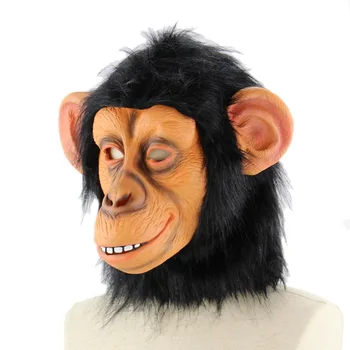 Gyvūnų Kaukės Beždžionės Kaukė Latekso Gyvūnų Galvos Kaukė Helovinas Kostiumas Naujovė Beždžionių Gorilos Galva Kaukė Papuošalai
