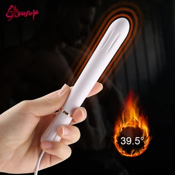 39 laipsnių Celsijaus, USB šildymo stick dėl vyrų masturbacija taurės, sekso lėlės silikono makšties, papildomas šildymas žaislas