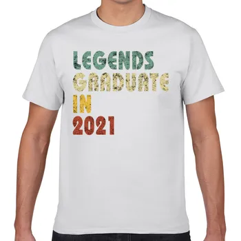 Topai Marškinėliai Vyrams senovinių legendų baigti 2021 klasės citata Juokingas Harajuku Geek Medvilnės Vyrų Marškinėlius XXXL