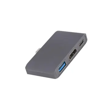 Karšto Usb C HDMI USBC HDMI 3.1 Konverteris Adapterio Tipas C iki DMI/USB 3.1/C Tipo Adapterio Tipas-C Aliuminio Apple Macbook