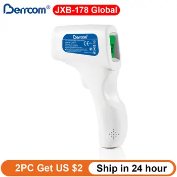 Berrcom JXB-178 Pasaulio Ne-susisiekite su Infraraudonųjų spindulių Termometro Namų Tikslumo Kūdikių Medicinos Elektroninių Tiksli Thermograph