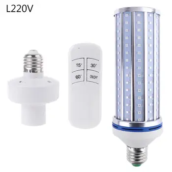 60W UV Baktericidinė Lempa LED uv-C Lempa E26 Dezinfekavimo Šviesos Laikas Nuotolinio Valdymo