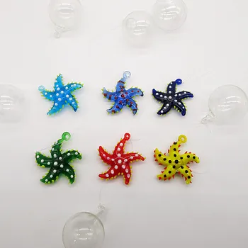 Spalvingas Akvariumas mini Plūduriuojantis Pūstinis Stiklas Žvaigždė Burbulas Micro Žuvų Bakas Kraštovaizdžio Ornamentas, Papuošimas Žuvų Vandens Tiekimas