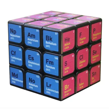 Kubas Cheminių Elementų Periodinės Lentelės 3-iosios kad Cheminiai Elementai Magic Cube Galvosūkiai,Kūrybos Švietimo Žaislai Vaikams