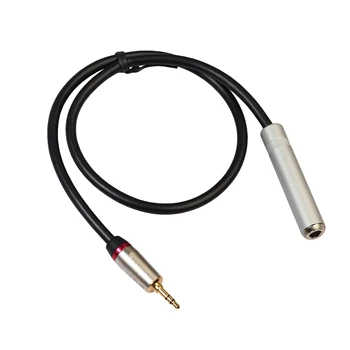 3.5 mm male aukso 6.35 mm 1/4 female kabelio 3.5 Plug 6.35 Lizdas Stereo Garsiakalbis Audio Adapteris Keitiklis Mikrofonai