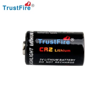 4pcs TrustFire CR2 Baterija 3V 750mAh CR 2 Ličio Baterijos su Saugos Vožtuvas
