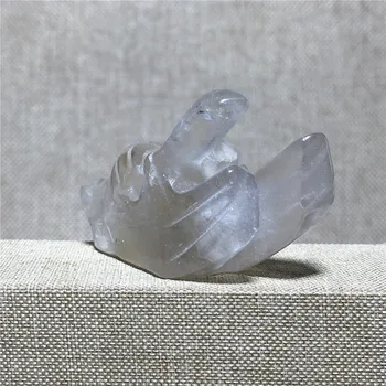 Gamtos dragon cranium kvarco kristalo pavyzdys Namo, buto apdailos akmenų ir kristalų Reiki healing kaukoles