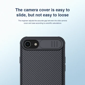 Kameros Apsaugos Atveju iPhone, SE 2020 m. 8 7 Atveju NILLKIN Skaidrių Apsaugoti Objektyvo Dangtelis Apsaugos Atveju iPhone8 iPhone7 iPhoneSE