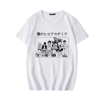 Drabužiai Moterims T-shirt Mano Herojus Anime Boku No Herojus akademinės bendruomenės Mielas Animacinių filmų Spausdinti y2k viršūnes Įdomus Kostiumas Harajuku Japonija Atsitiktinis Viršų Tee