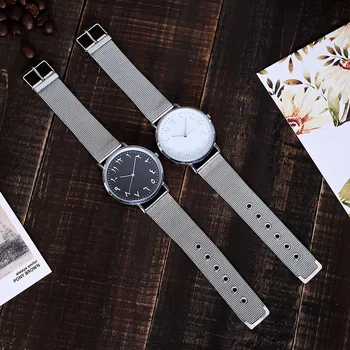 CCQ Atsitiktinis Moterų laikrodžiai Kvarco Riešo Žiūrėti arabiškais skaitmenimis rinkimo Nerūdijančio Plieno juosta paprastas stilius lydinio laikrodis horloges 2020 B40