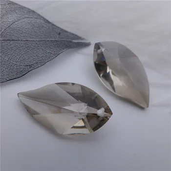 28mm kristalų lapų formos pakabukai moterims, papuošalai, aksesuarai, stiklo karoliukai, auskarai blacelet karolius, lempos, užuolaidų 
