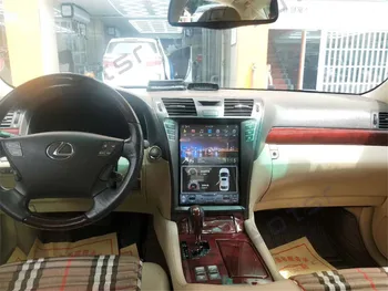 4+128G Tesla Ekranas Android Automobilio Radijo Lexus LS460 2006 - 2012 GPS Navigacijos PX6 Multimedia Player Carplay IPS Autoradio