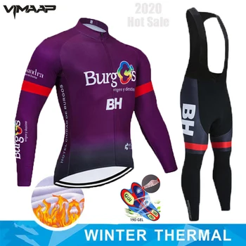 2021 Pro komandos BH Žiemą šilumos vilnos Dviračių Drabužiai, vyriški Jersey tiktų lauko jojimo dviračiu, MTB drabužių šiltas Rapo ciclismo