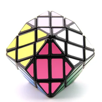 Originalus, Aukštos Kokybės LanLan 4x4 Rhombohedral Dodecahedron Diamond Magic Cube Megaminxeds Greičio Įspūdį Kalėdų Dovana Vaikams, Žaislai