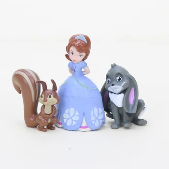 12pcs/set Naujas Pirmą PVC Pav Žaislas Princesė Lėlės Apdailos Brithday Vaikams, Žaislai, Lėlės Mergaitėms