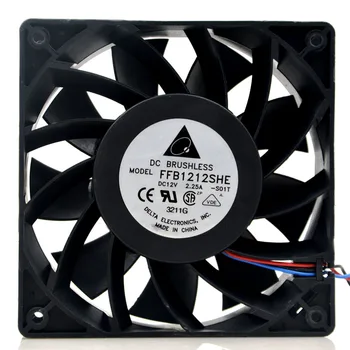 GPU aušinimo ventiliatorius 200CFM Už delta FFB1212SHE 12cm 120MM 120*120*38MM 12V 2.25 DC vėsinimo atveju serverių aušinimo ventiliatorius