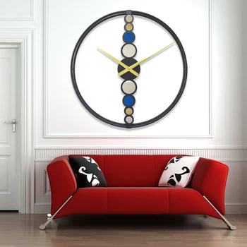 Prabanga Kūrybos Aukso Sieninis Laikrodis Didelis Modernus Minimalistinio Modernaus Dizaino Sieninis Laikrodis Kambarį Šiaurės Didelis Sieninis Laikrodis Dekoras
