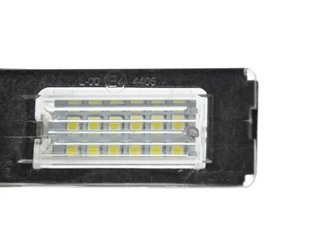 2VNT baltas LED Licenciją Plokštelės Šviesos MINI Cooper Gen2 R56 R57 R58 R59 2006-
