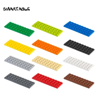 Smartable Plokštė 4X10 Pagrindo Statybiniai Blokai SS Dalys Žaislai Vaikams Švietimo Suderinama Pagrindinių Markių 3030 Žaislai 10vnt/daug