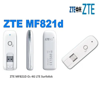 USB Modemas ZTE MF821D 100 mbps, LTE 4G 3G Dongle Mobiliojo Plačiajuosčio Belaidžio plius 2vnt 4g antena