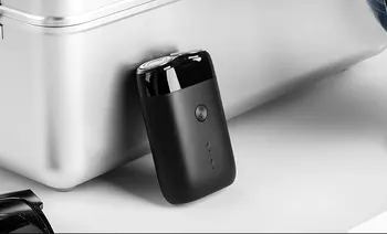 Xiaomi Mijia Elektrinį skustuvą, 2 Plaukiojantis Vadovas Mi Nešiojamas Vandeniui Razor Skustuvai USB Įkrovimo Su Saugojimo Krepšys LED Rodo