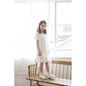 2020 m. Naujas Stiliaus Vasaros Mielos Merginos Princesė Suknelės Vaikams Nėrinių Suknelės Paauglių Mergaičių Mados Kūdikių Mergaičių Elegantiškas Suknelės, #8516