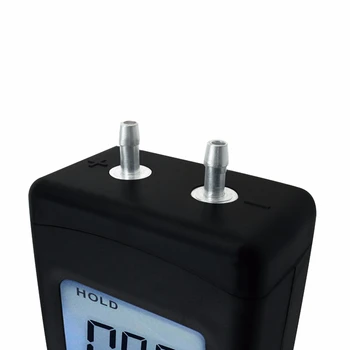 Skaitmeninis nešiojamas delninis oro vakuuminiai barometras su apšvietimu slėgio daviklis 11 vienetų +/- 13.78 KPa +/- 2PSI (parama didmeninė)