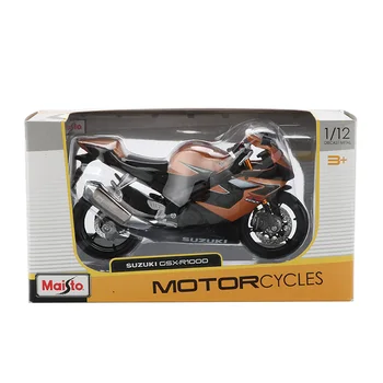 Maisto 1:12 Masto Motociklo Modelis Žaislas Lydinio Lenktynių Automobilių GSX R1000 Motociklu Modeliai Off Road Motociklus, Automobilius, Žaislai Vaikams