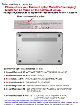 Nešiojamas Atveju 2020 m. Naujų MateBook D 14 MateBook D15 Huawei Honor MagicBook 14 15 / Bylos Dėl MateBook 13 14 XPro 13.9 inchs