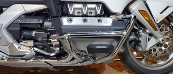 Bamperis Honda Goldwing 1800 GL1800 F6C 2018 2019 2020 Variklio apsauga Avarijos Baras Black & Chrome