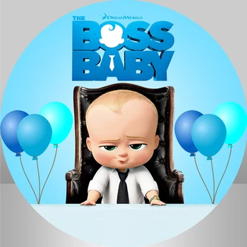 InMemory 2020 Naują Atvykimo Boss Round Baby Fonas Vaikų Gimtadienio Turas Fotografijos Fono Foto Studija Reklama