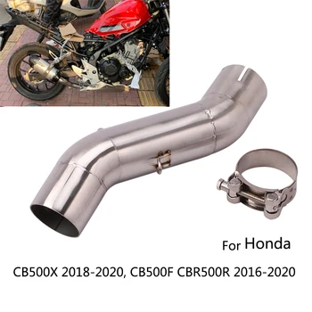 Vidurio Vamzdis, Honda 2016-2020 CBR500R CB500F Motociklo Išmetimo Vamzdis Nerūdijančio Plieno Slydimo Originalus Katalizatorius 2018-2020 CB500X