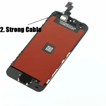 [6 USD DOVANA] Patikrintas LCD iPhone 6 6S 7 8 Ekrano Pakeitimas Rodyti 66S78 Juoda Balta Afficheur su Taisymo Įrankis
