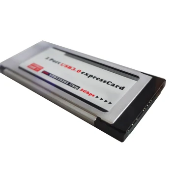 PCI Express USB 3.0 Dual 2 Prievadai PCI-E Kortelės Adapteris, skirtas NEC Chipset 34MM 