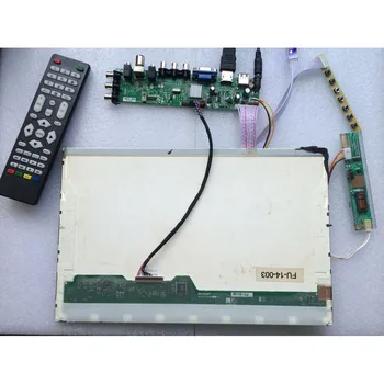 Rinkinys B141XG05 V2/B141XG05 V0 nuotolinio DVB-T TV VGA, USB, AV 1024X768 30pin HDMI LCD Valdiklis valdybos 1 CCFL Skaitmeninis 14.1