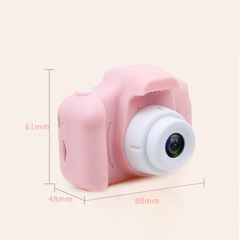 Dc500 Visą Spalvų Mini Skaitmeninis Fotoaparatas Vaikams, Vaikams, Kūdikių Mielas Kameros Vaizdo įrašą Vaiko, Kamera, Diktofonas Skaitmeninis vaizdo Kameros(Pink)